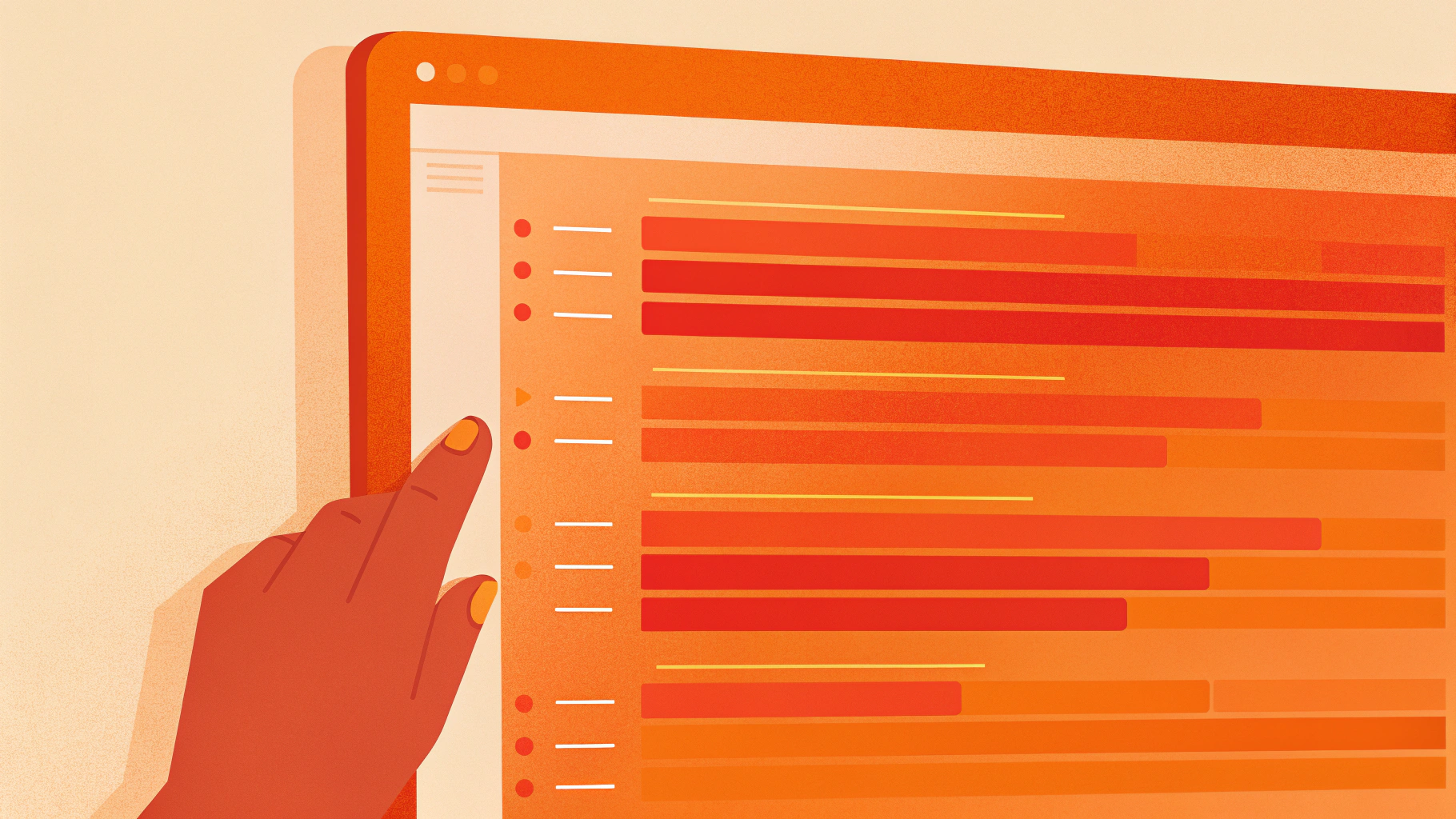 Разработчик просматривает логи cron в терминале