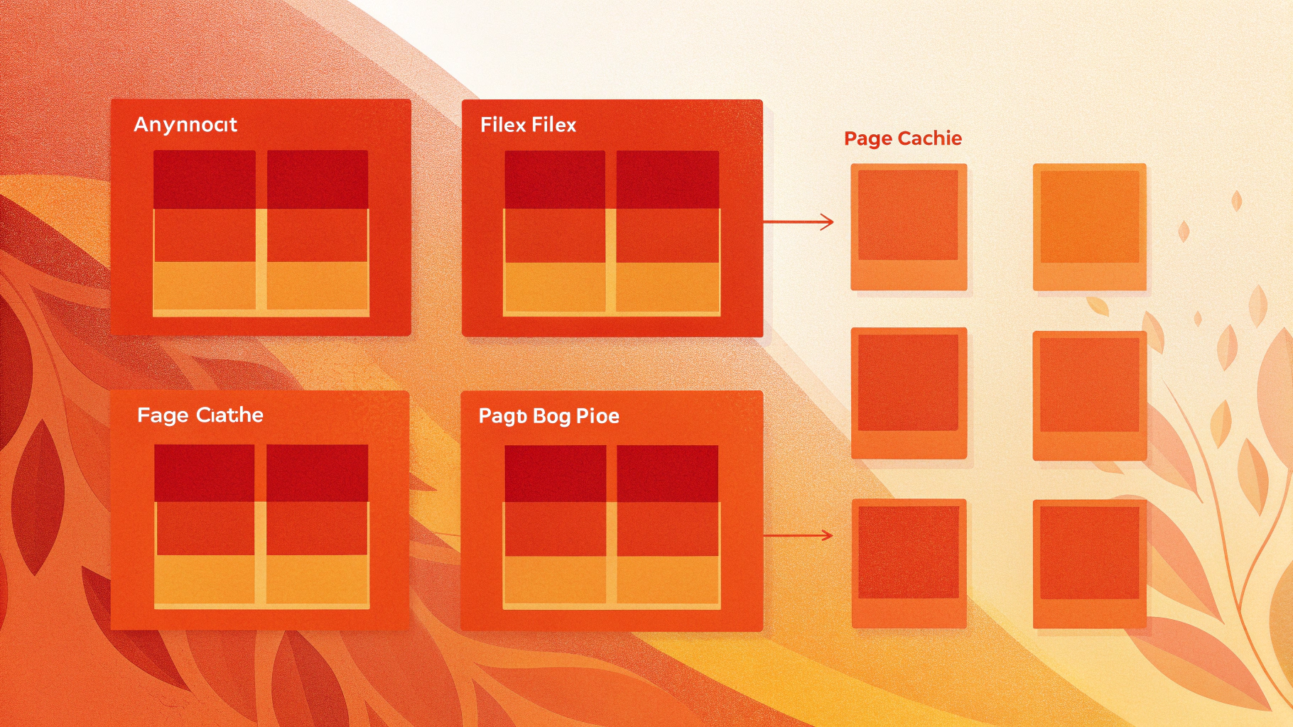 Схема типов памяти в Linux: anon, file, slab, swap и page cache