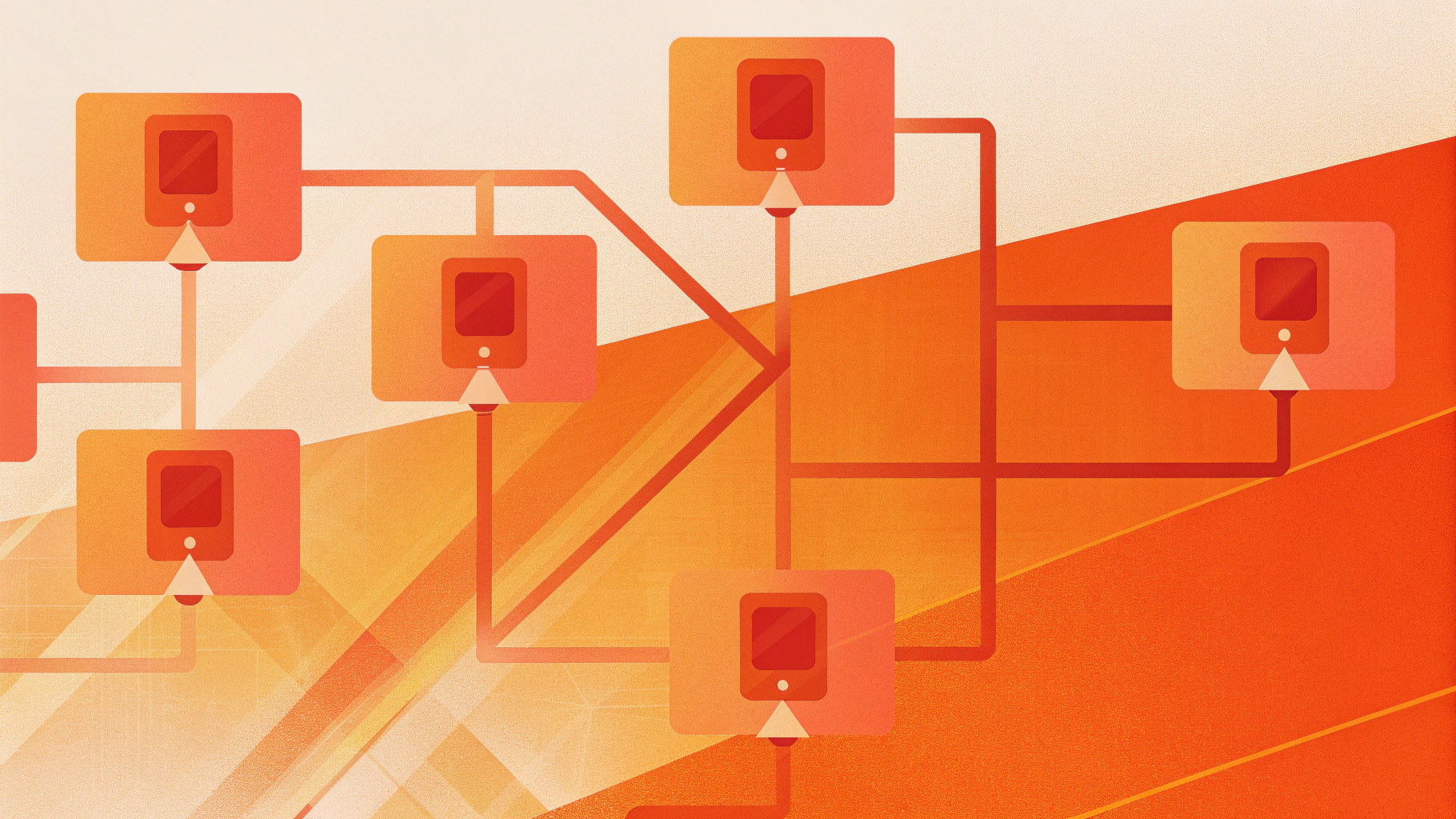 Схема reverse proxy: домен, Caddy и несколько бэкендов приложений