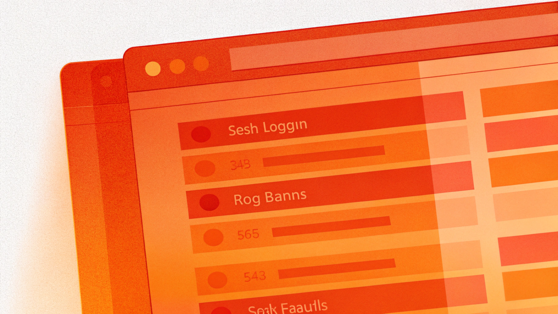 Журнал SSH с неудачными попытками входа и блокировками