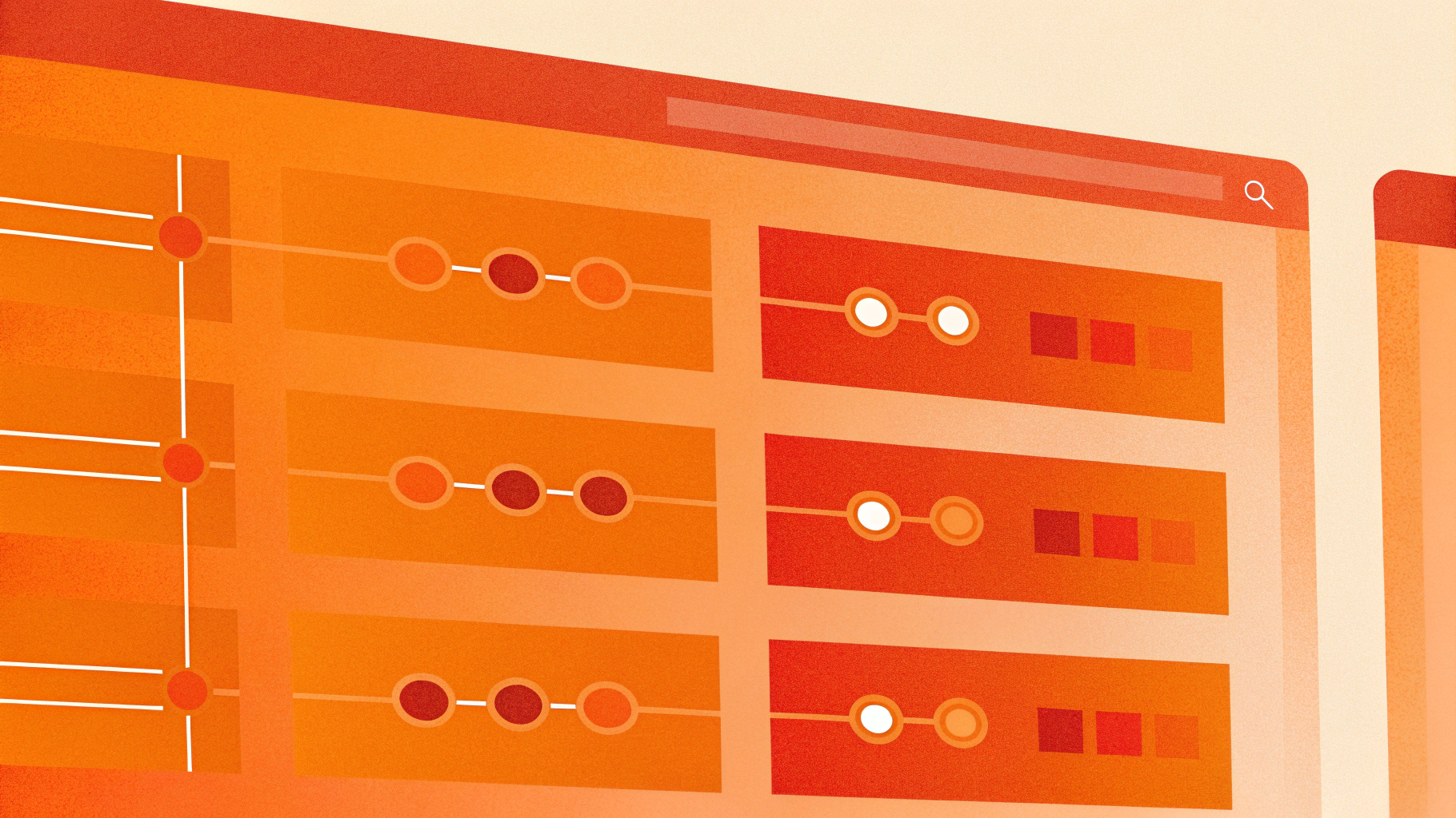 Рабочее место инженера: логи сетевых потоков и график задержек для сервисов Kubernetes