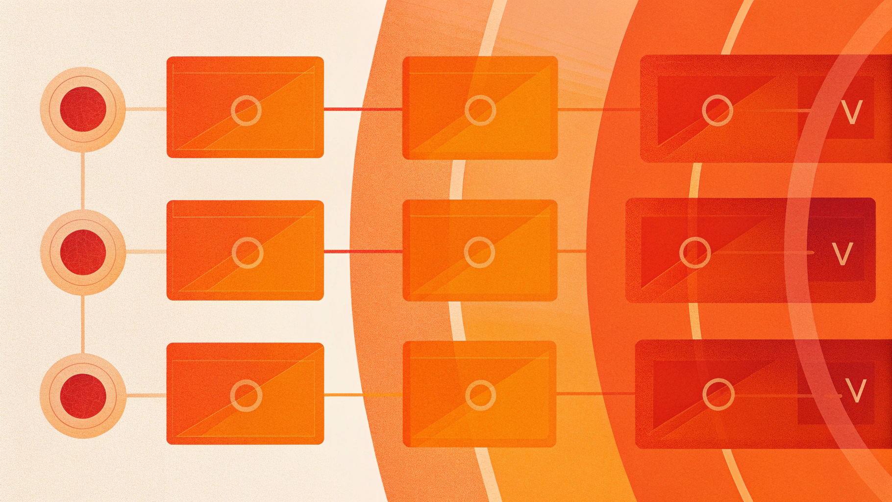 Схема уровней LVM: PV, VG и LV между диском и файловой системой