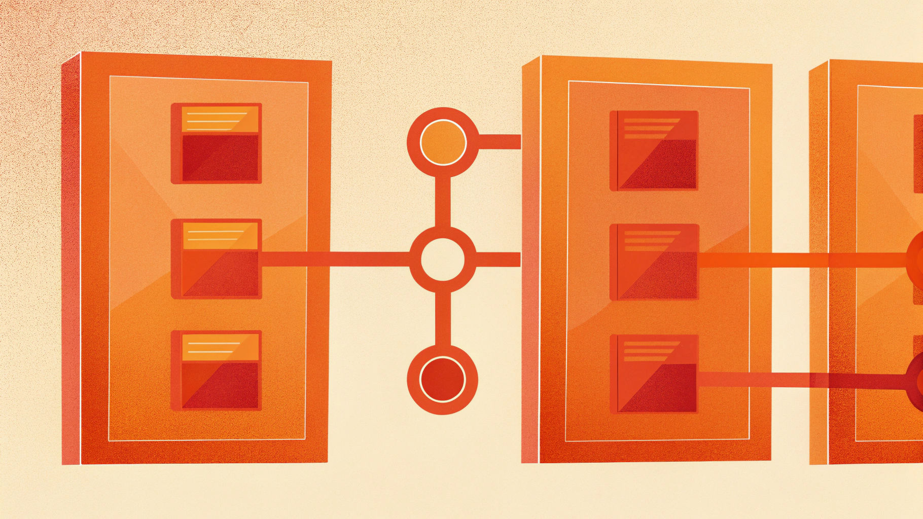 Схема двух TCP-сегментов при reverse proxy: клиент-прокси и прокси-бэкенд