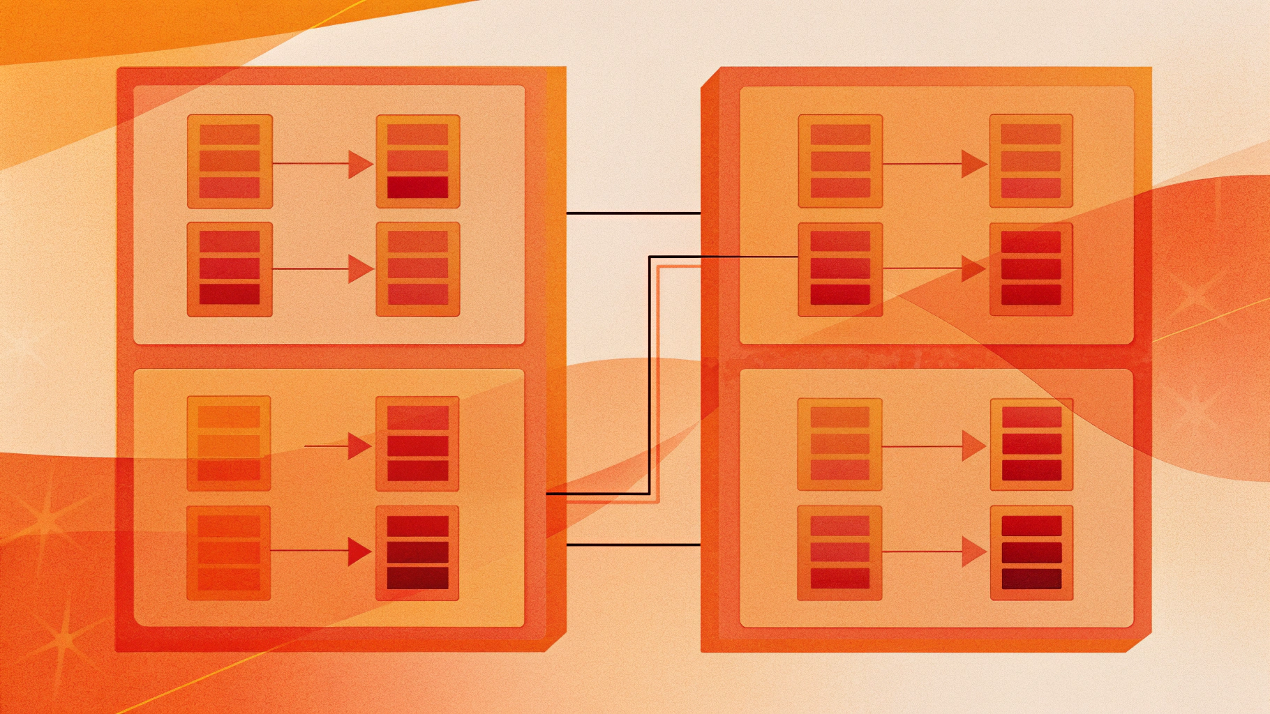 Схема push и pull моделей в configuration management