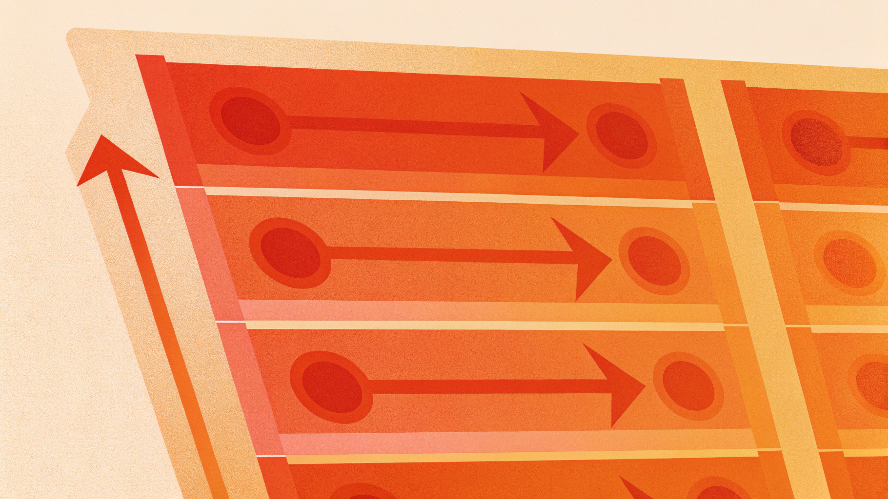 Схема слоёв хранения: горячий слой, холодный слой и архив с переносом по lifecycle rules