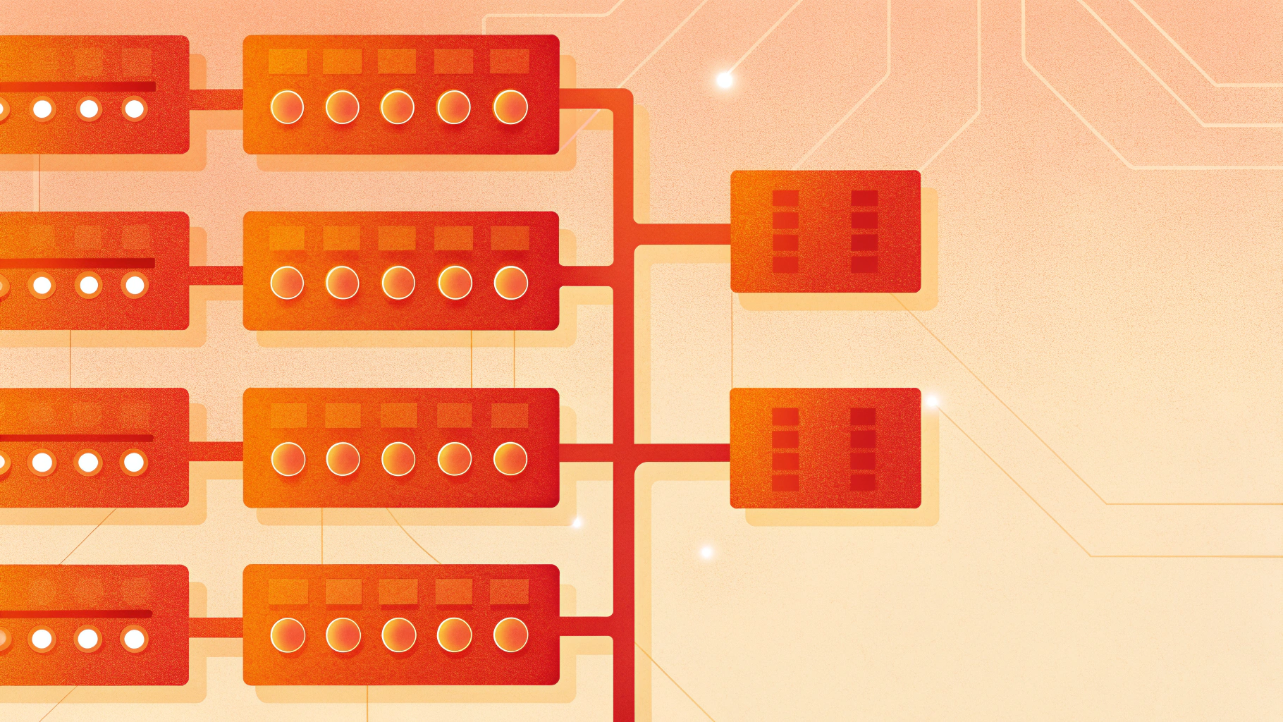 Схема очередей NIC и сегментации UDP при включенном USO/GSO