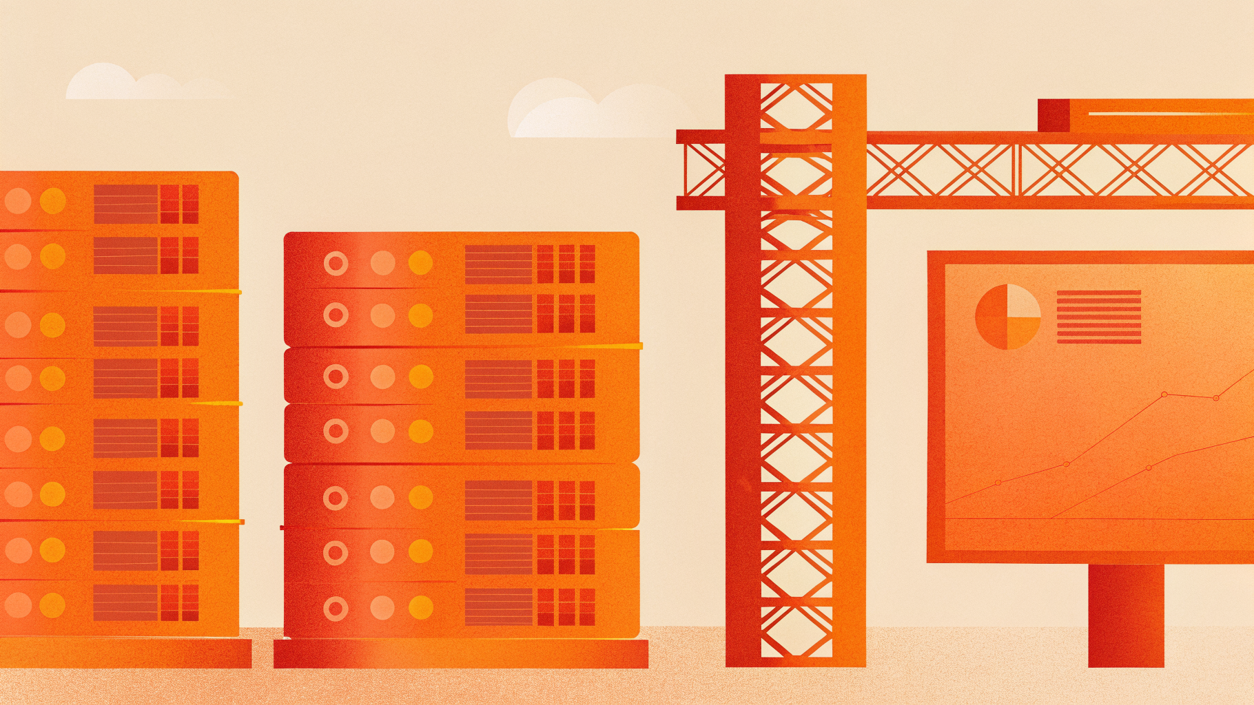 Схема self-hosted аналитики с базой данных и метриками нагрузки