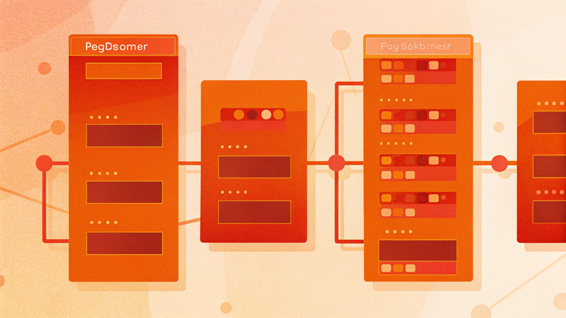 Поток соединений: приложение — PgBouncer — PostgreSQL