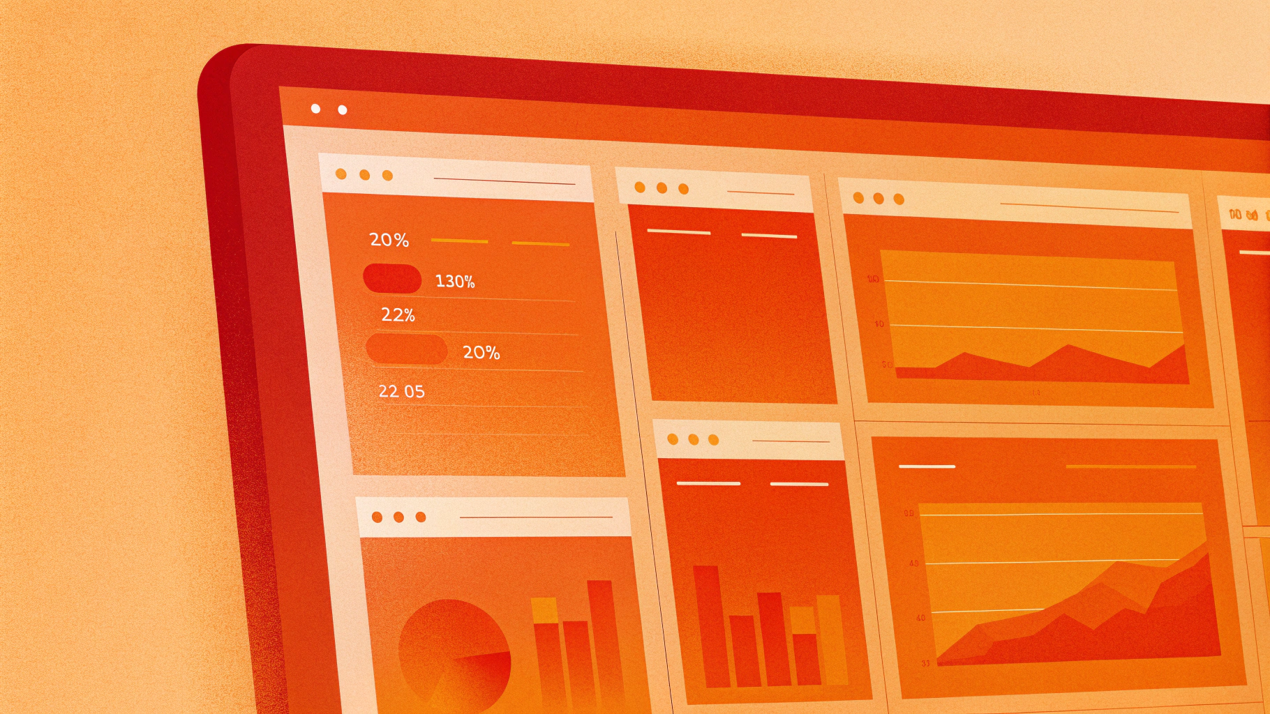 Панель с событиями входов по SSH и уведомлениями