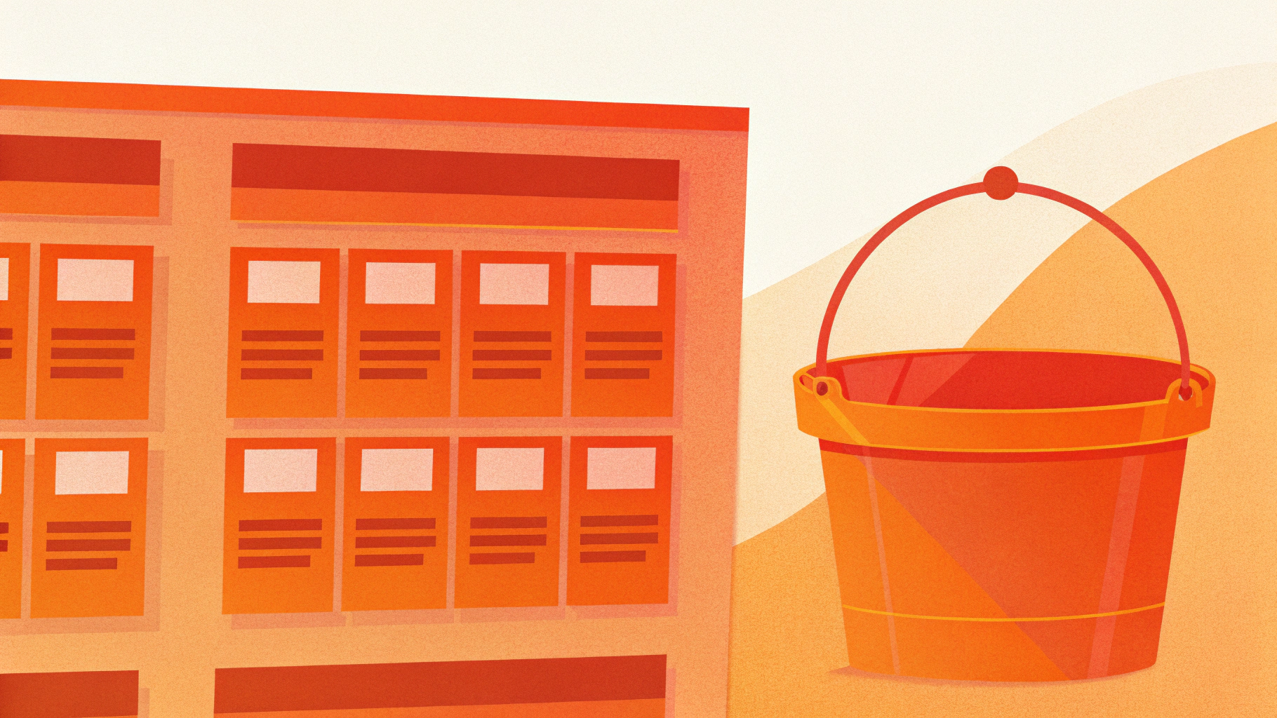 Структура бакета S3 с префиксами и тегами для правил lifecycle