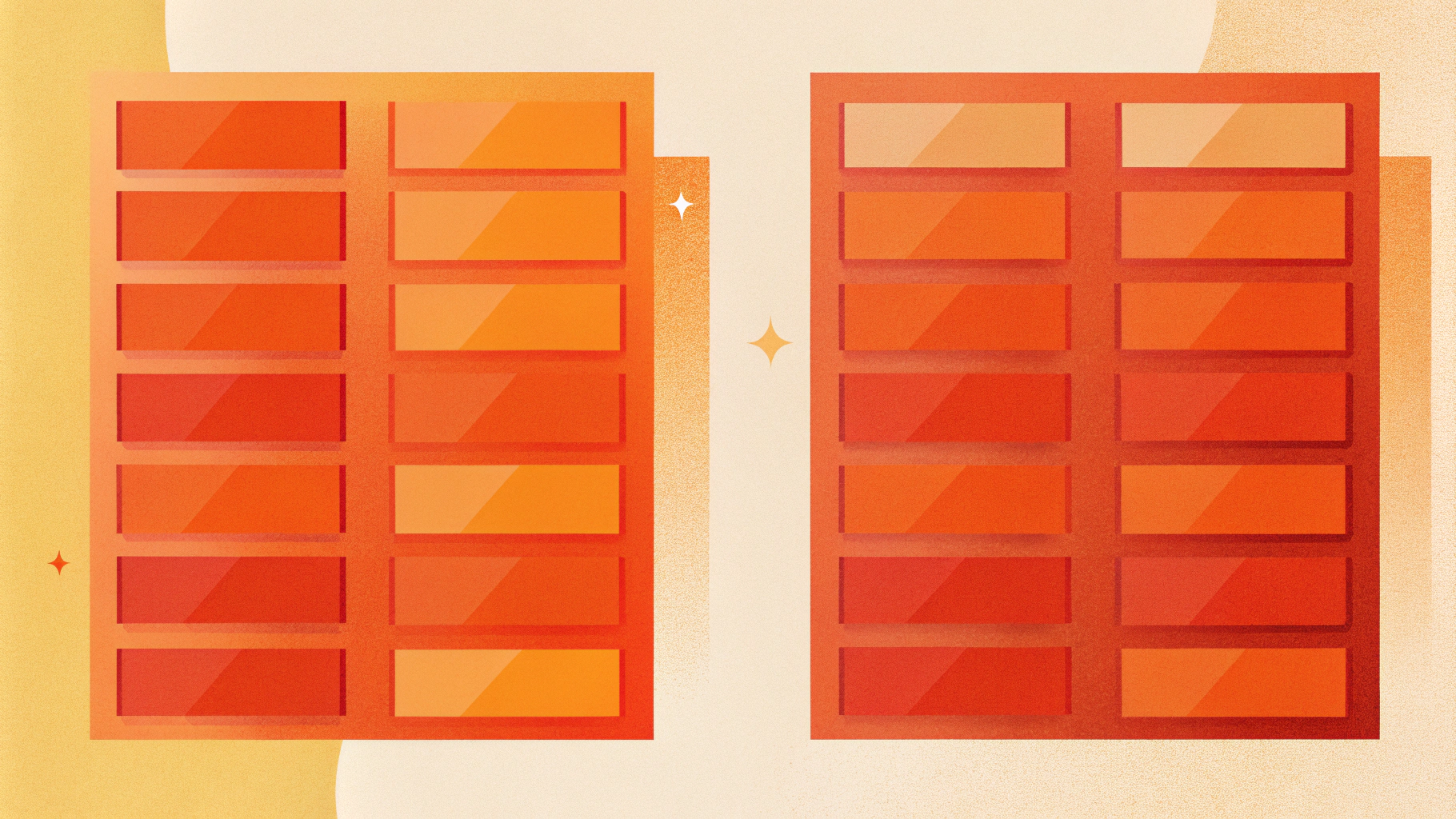 Схема bloat в таблице: до и после репака