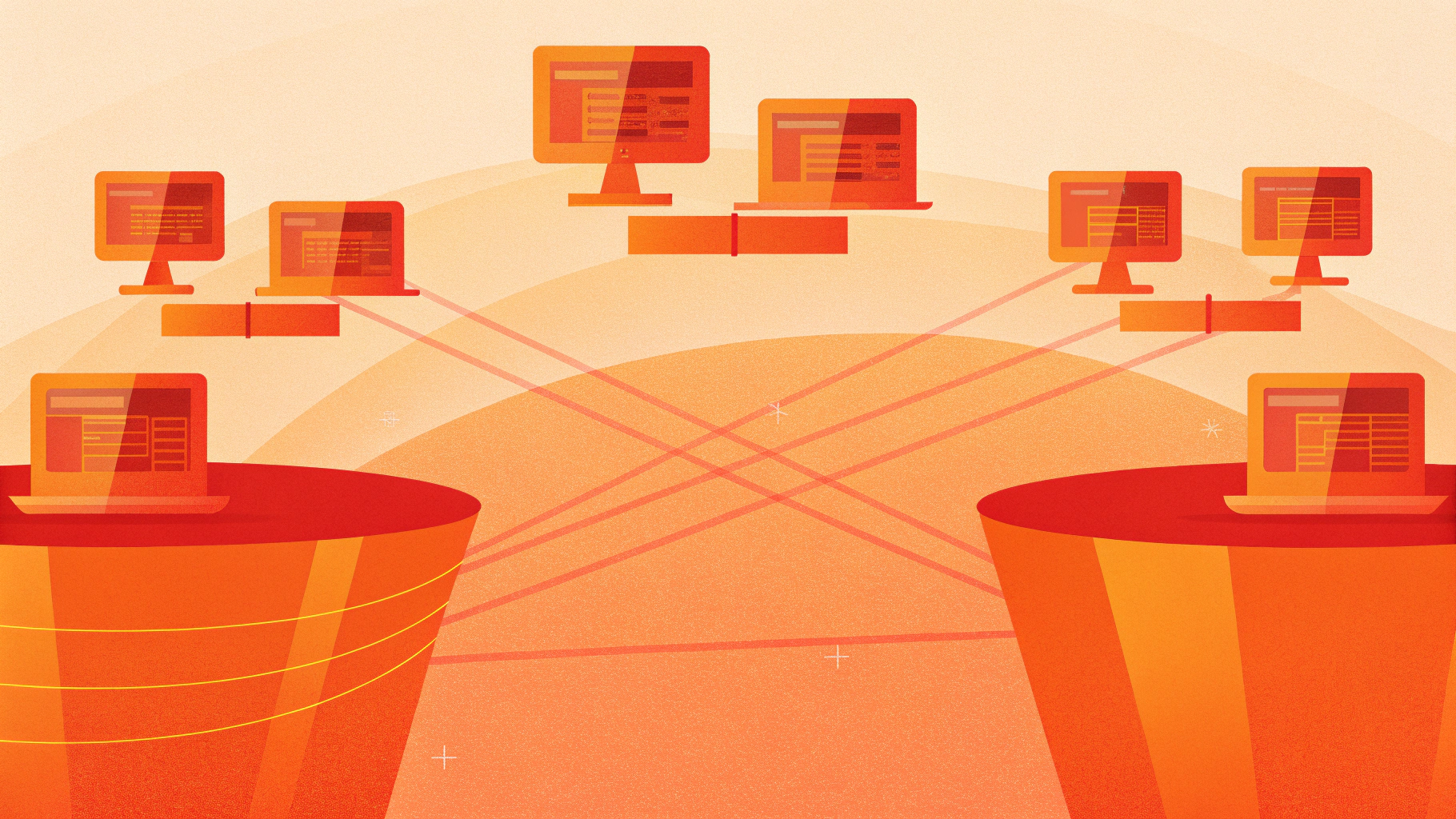 Диаграмма архитектуры WordPress и Laravel с S3 и CDN