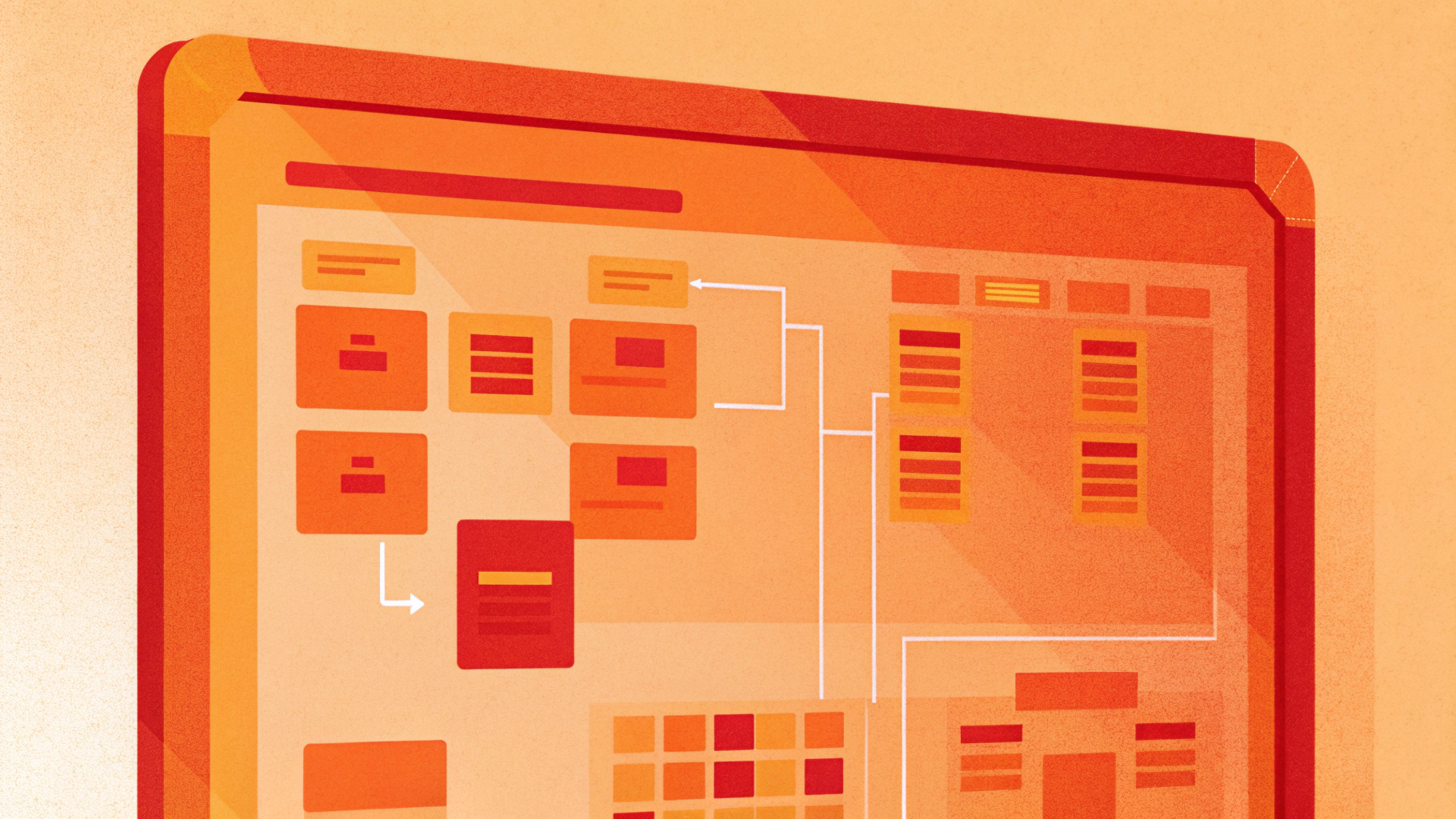 Администратор планирует структуру сервисов PHP и Node.js и ресурсы VDS на доске