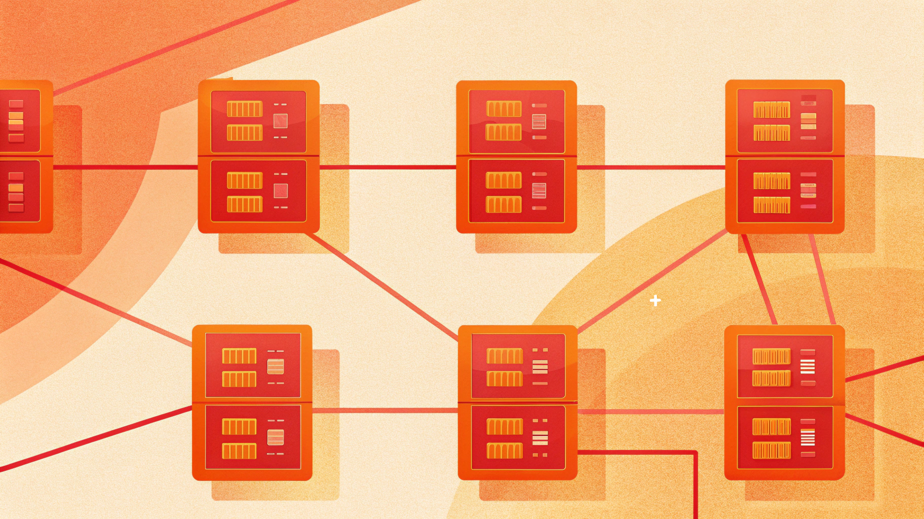 Схема небольшого кластера VDS с серверами и клиентами Nomad